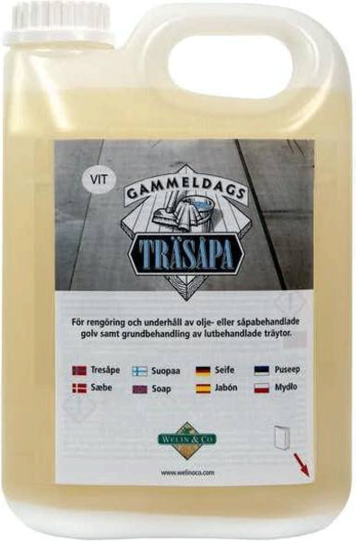 Gammeldags Träsåpa Vit