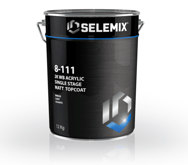 1.781.1100 | SELEMIX 8-111 WB SINGLE STAGE MATT TOPCOAT