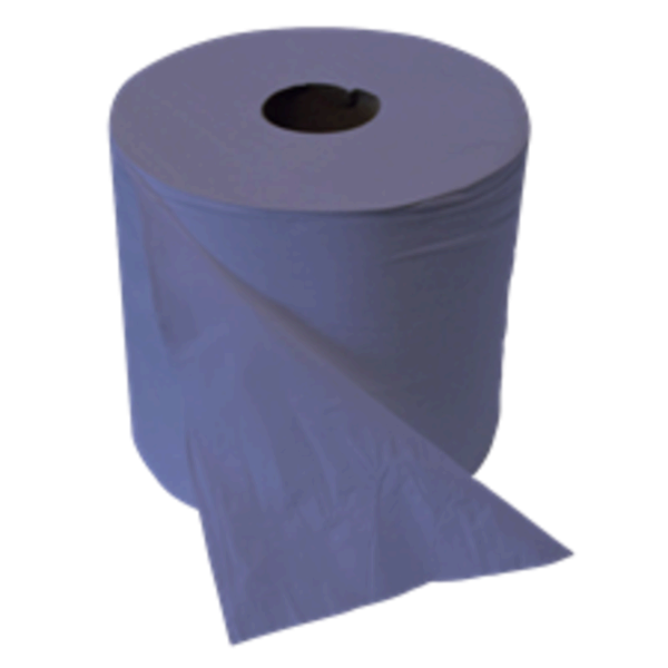 Blue Centrefeed Roll 2 Ply 150m x 195mm (Bobina azul de extração central 2 folhas 150m x 195mm)