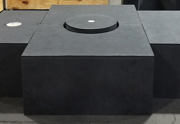 Custom build RF absorber structure