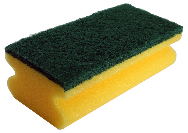 Glenta svamp med grepp 15x6,5x4cm