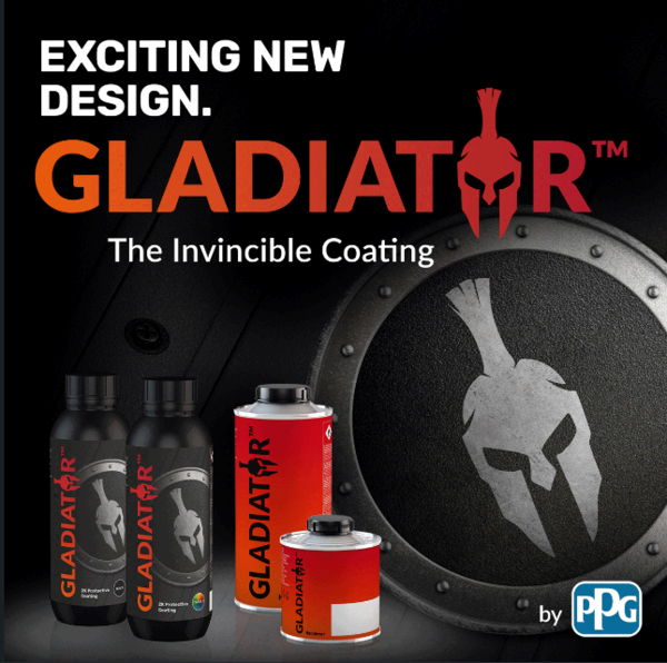 YA1 GLADIATOR BLACK KIT A+B 1 L
