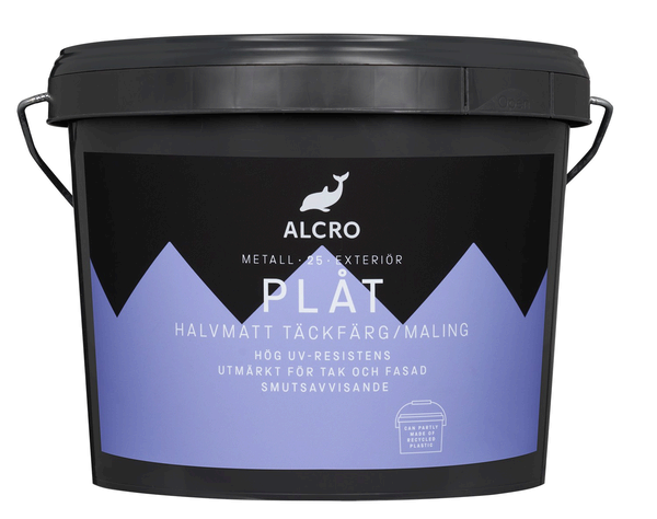 Plåt Halvmatt Täckfärg