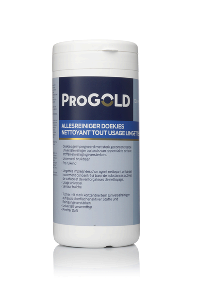 ProGold allesreinigingsdoekjes in koker