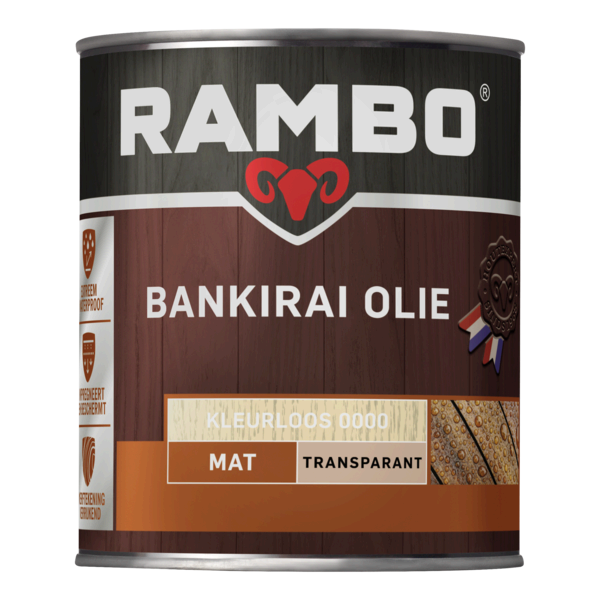 Rambo Bankirai Olie Transparant