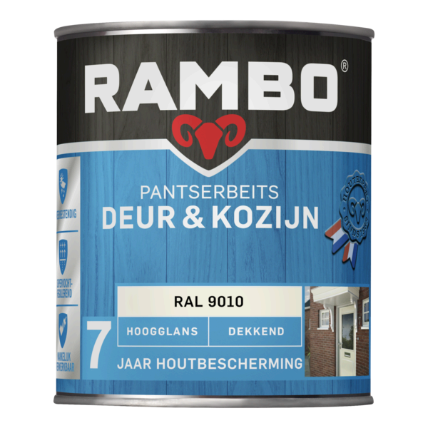 Rambo Pantserbeits Deur & Kozijn Dekkend Hoogglans