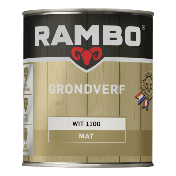 Rambo Grondverf Buiten Dekkend Mat