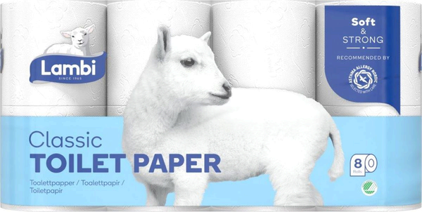Lambi Toalettpapper 8-pack