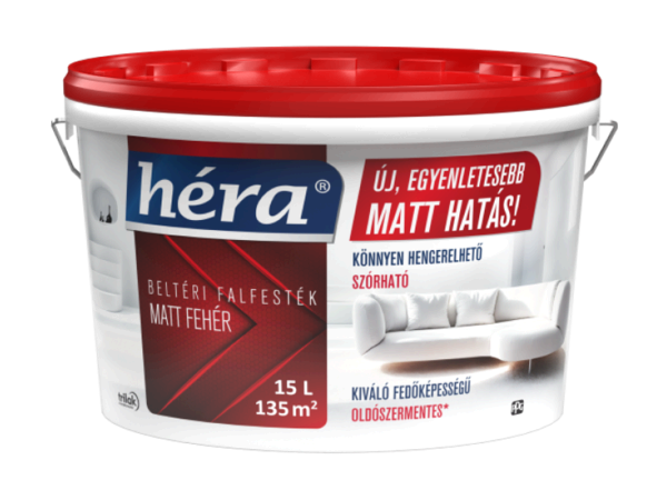 Héra matt fehér beltéri falfesték