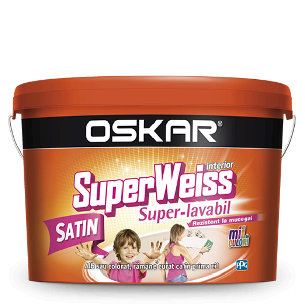 OSKAR SuperWeiss Super-lavabil Rezistent la Mucegai SATIN