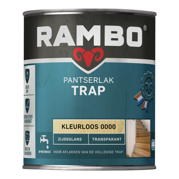 Rambo Pantserlak Trap Transparant Zijdeglans