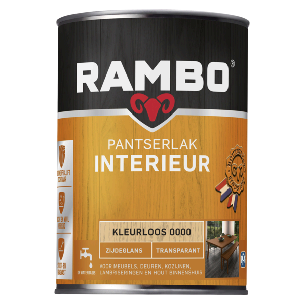Rambo Interieur Lak Transparant Zijdeglans