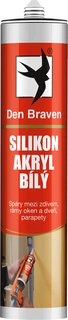 Den Braven Silikon akryl bílý