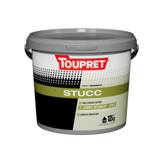 ENDUIT DÉCORATIF STUCC À LA CHAUX (Seau 12 kg)