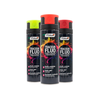 AÉROSOL TRACEUR FLUORESCENT (Traceur fluorescent 500 ml - Jaune)