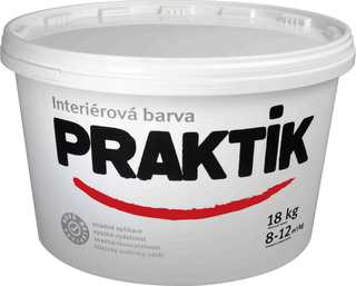 Praktik interiérová farba