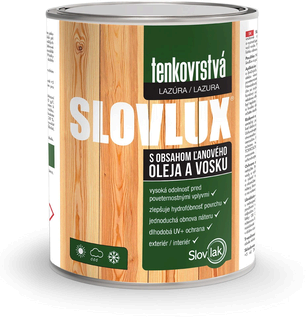 SLOVLUX tenkovrstvá lazúra