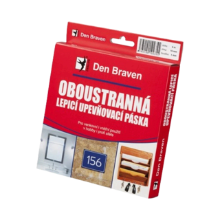 Den Braven Obojstranne lepiaca upevňovacia páska v krabičke