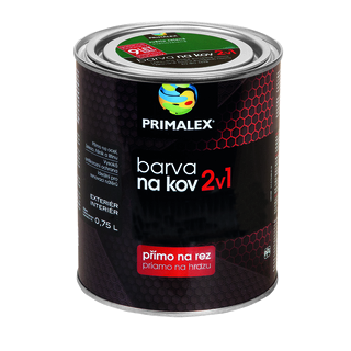 Krycí barva - Primalex 2v1 na kov