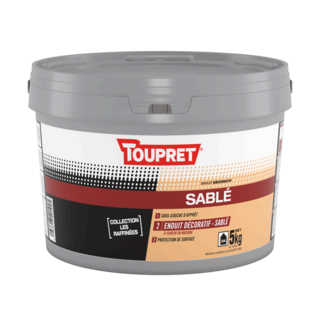 ENDUIT DÉCORATIF SABLÉ (Seau 5 kg)