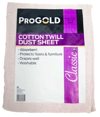 Cotton Twill Dust Sheet 24'x3'